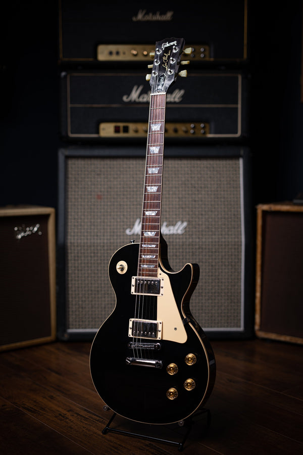 1989 Gibson Les Paul Standard Electric Guitar [Signed by Ace Frehley] - Ebony