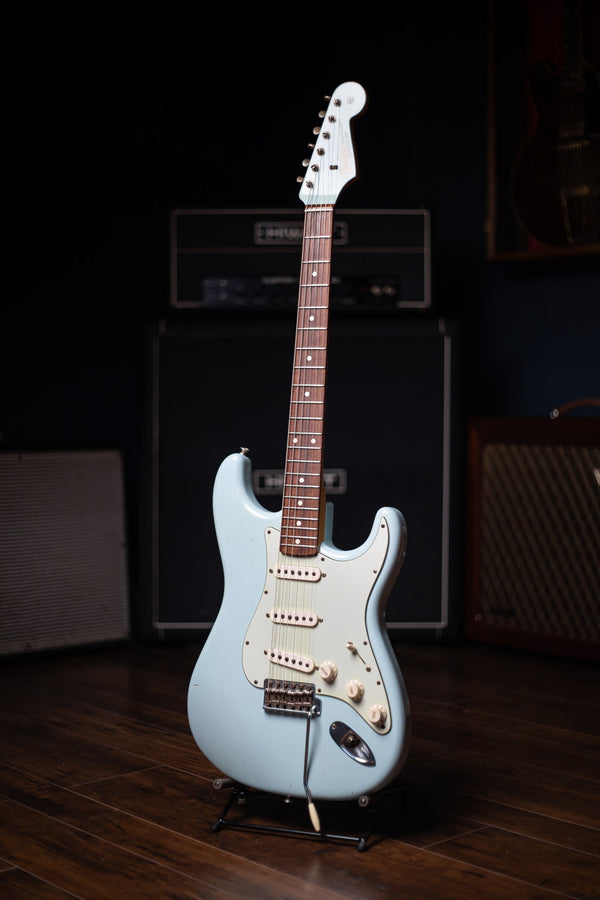 2012 Fender Custom Shop 1960 Stratocaster Relic Electric Guitar - Sonic Blue