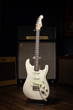 Walt Grace Customs 60's Indian Rosewood S-Type Electric Guitar - Olympic White