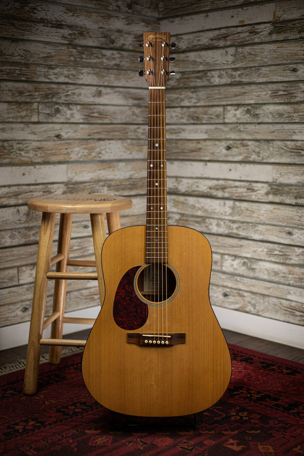 2003 Martin DM Mahogany Left Handed Acoustic Guitar - Natural