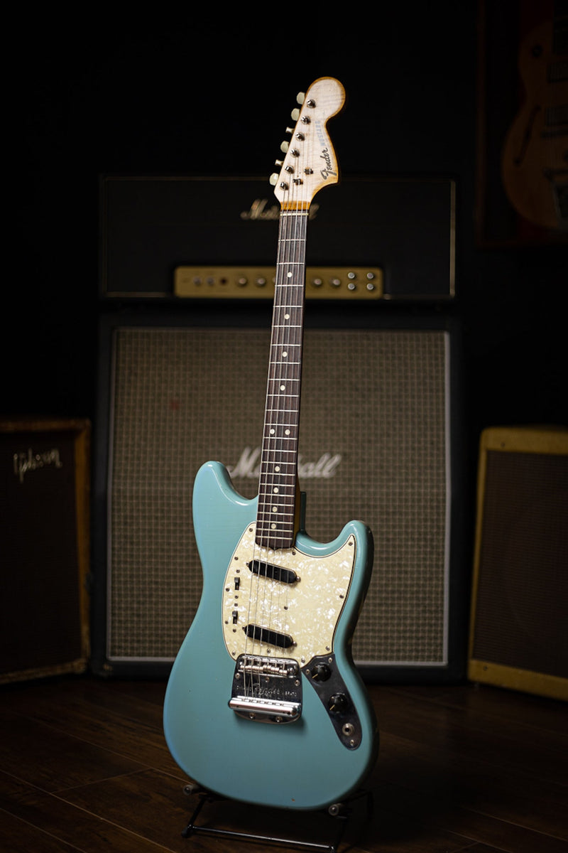 1967 Fender Mustang Electric Guitar - Daphne Blue