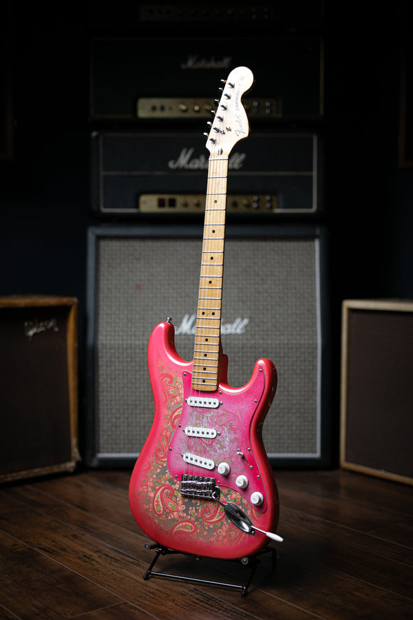 1987 Fender Stratocaster MIJ Electric Guitar - Pink Paisley