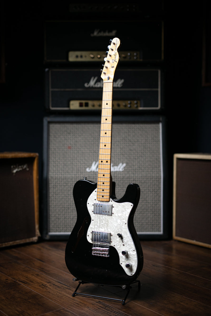 1973 Telecaster Thinline Electric Guitar - Black